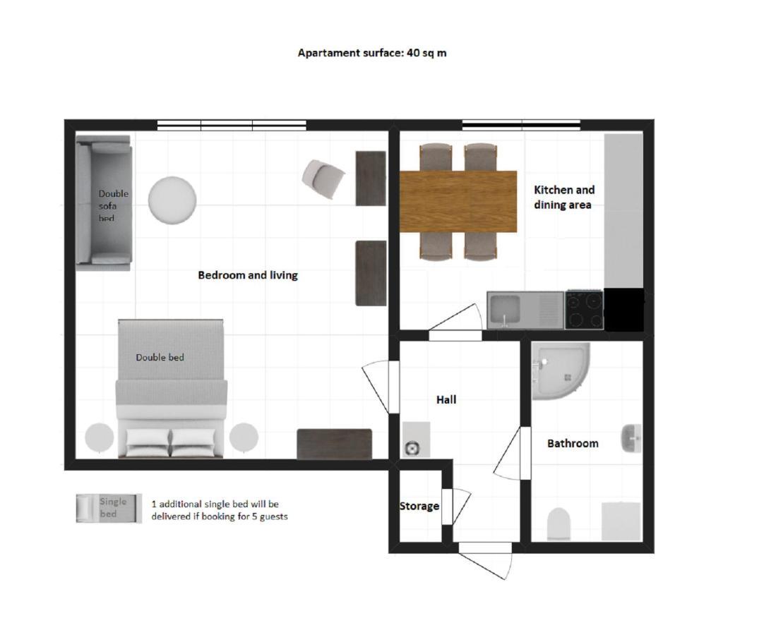 Modern Apartments كراكوفيا المظهر الخارجي الصورة
