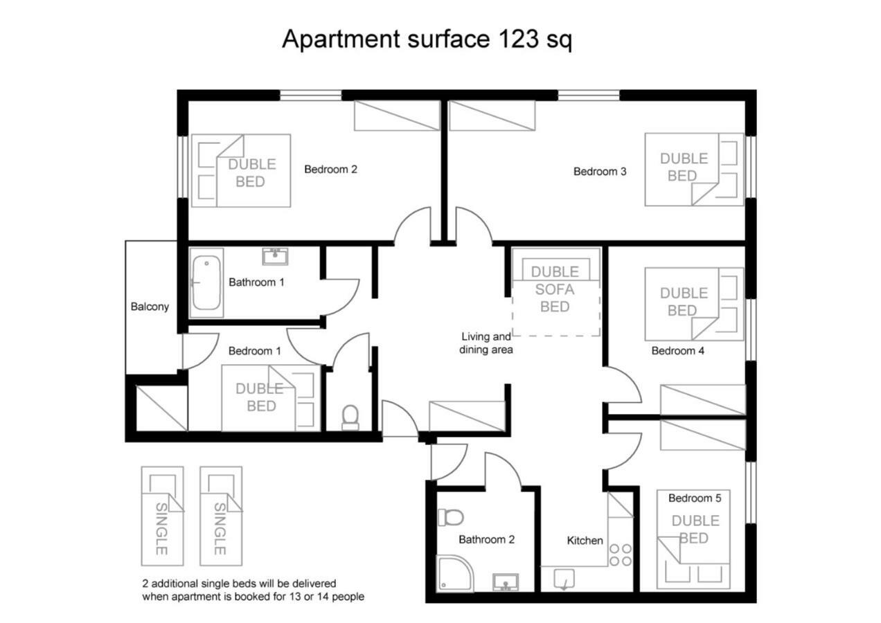 Modern Apartments كراكوفيا المظهر الخارجي الصورة